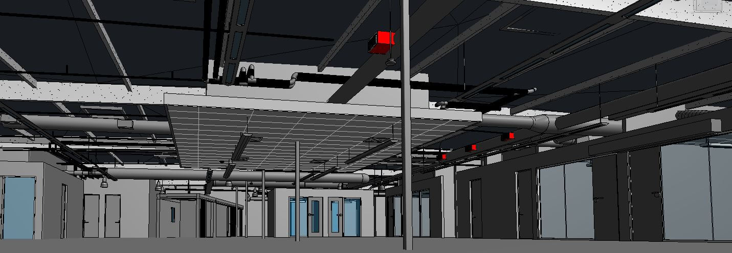 3D BIM model of Google Campus buildings