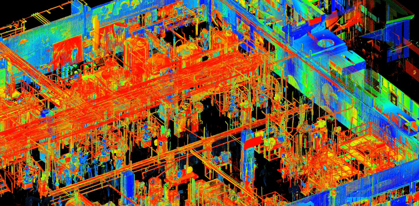 Point cloud of a Unilever FMCG manufacturing plant, Indonesia